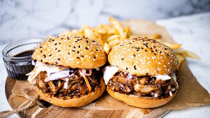 BBQ Jackfruit Sandwich