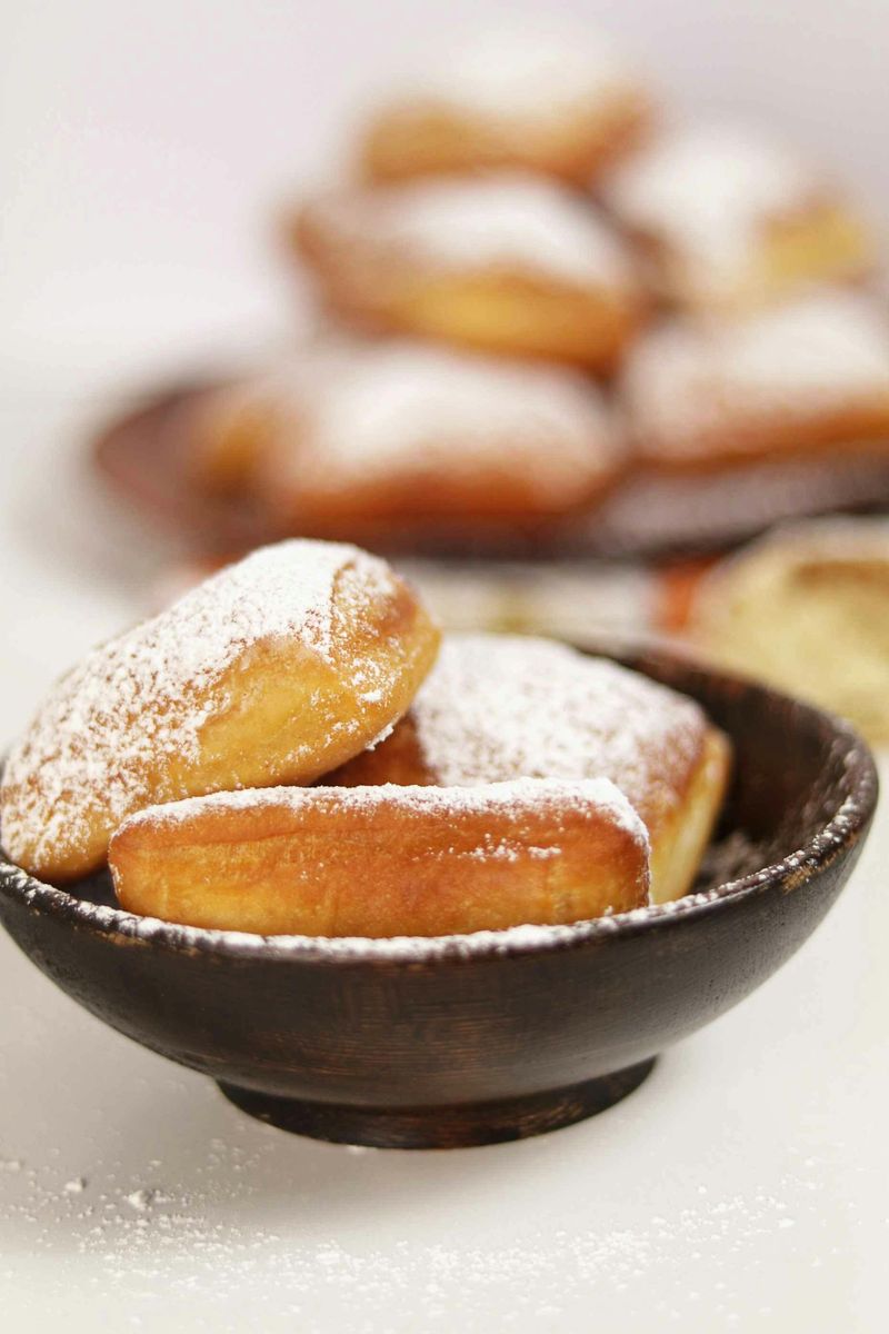 Praline-Stuffed Beignets