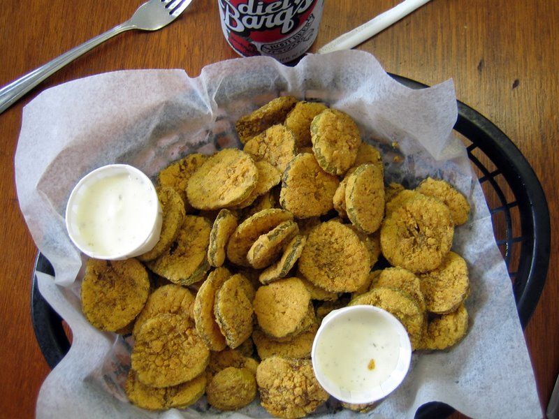 Fried Pickles with Ranch