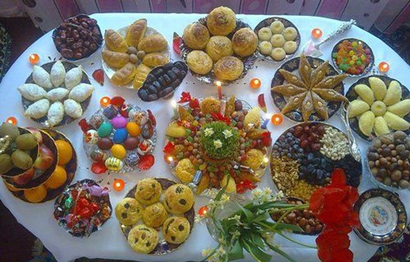 Laying Out Elaborate Holiday Tables For Easter Celebrations