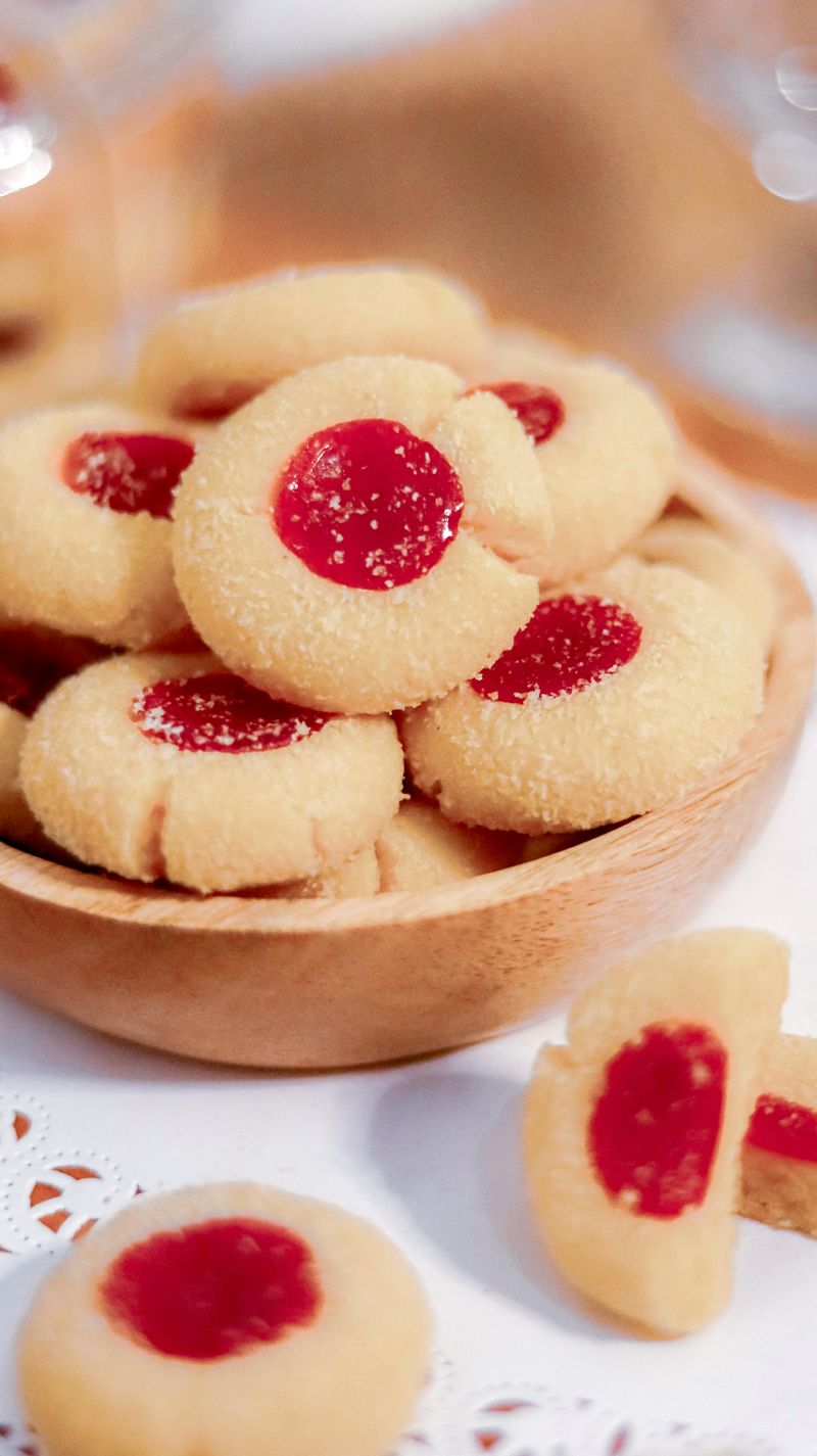 Jam Thumbprint Cookies