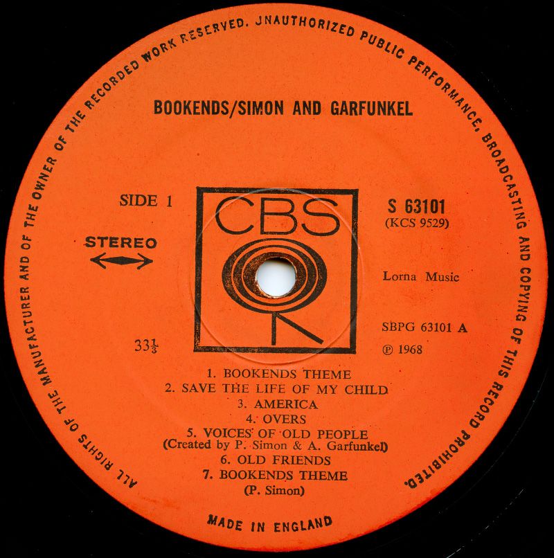 Bookends, Simon & Garfunkel