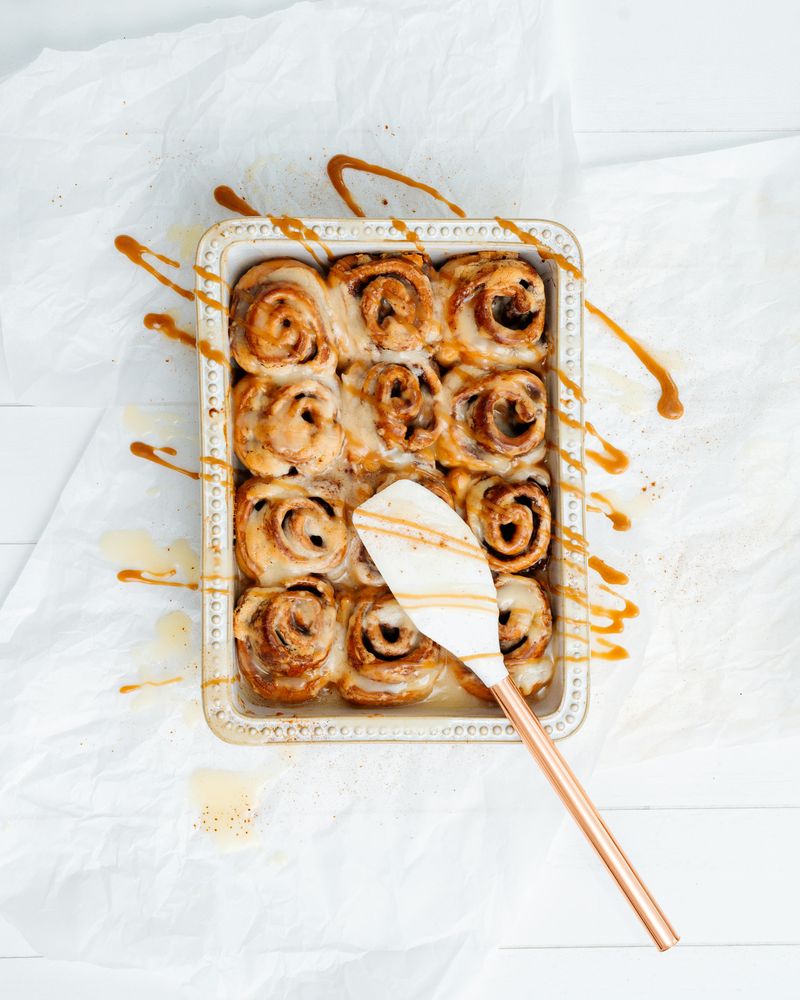 Sticky Cinnamon Rolls with Cream Cheese Icing