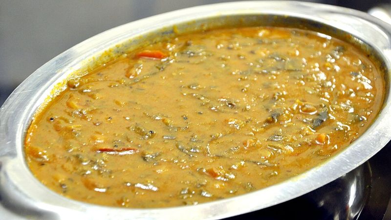 Spinach and Lentil Soup