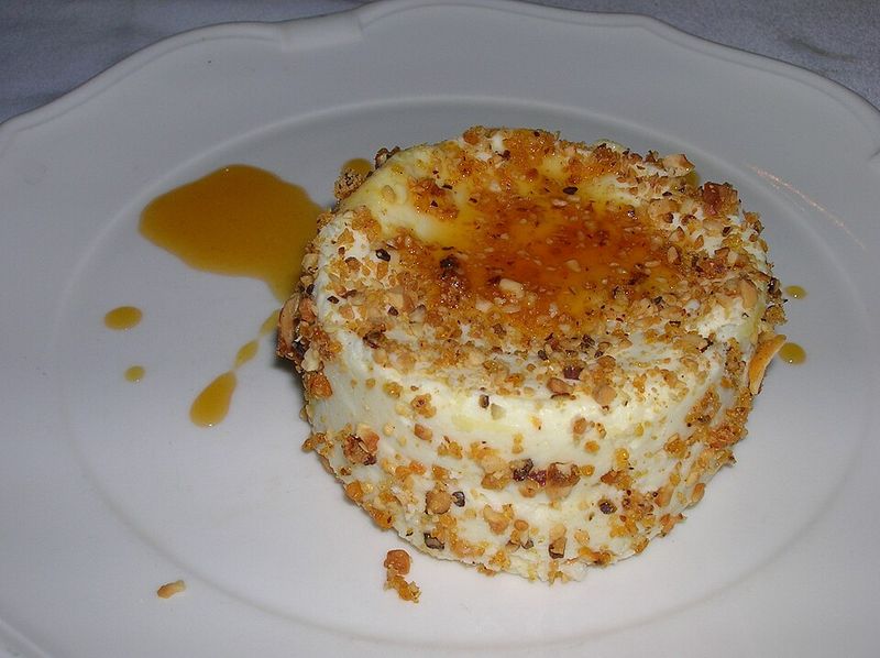 Baked Goat Cheese with Herbs