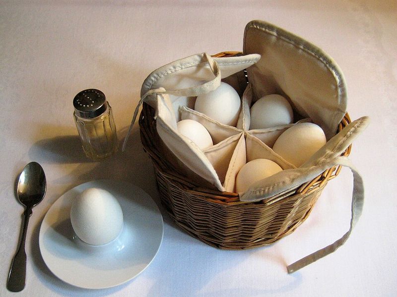 Use A Spoon To Slide Between Shell And Egg