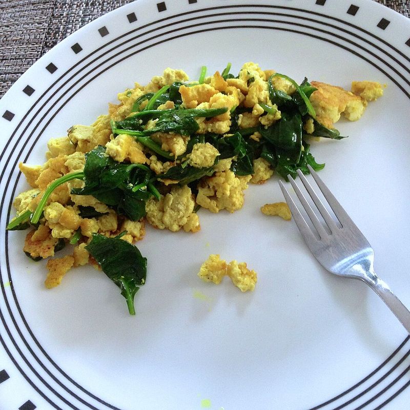 Scrambled Tofu Breakfast Tacos