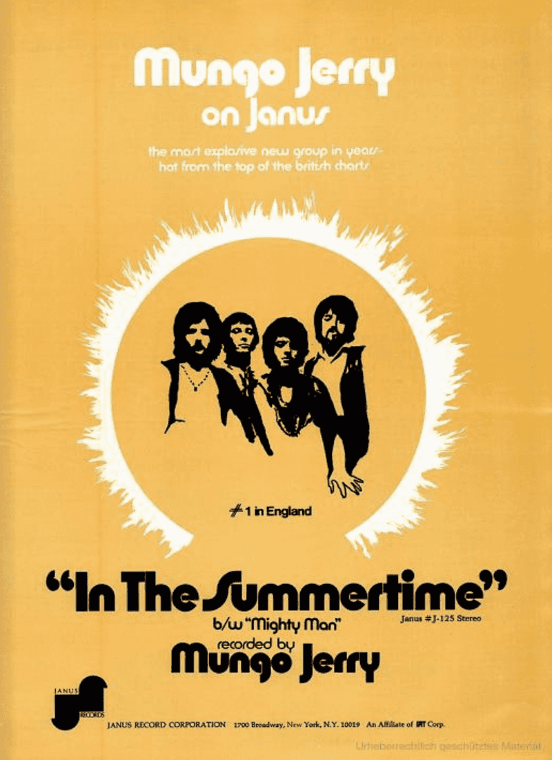 Mungo Jerry – In the Summertime