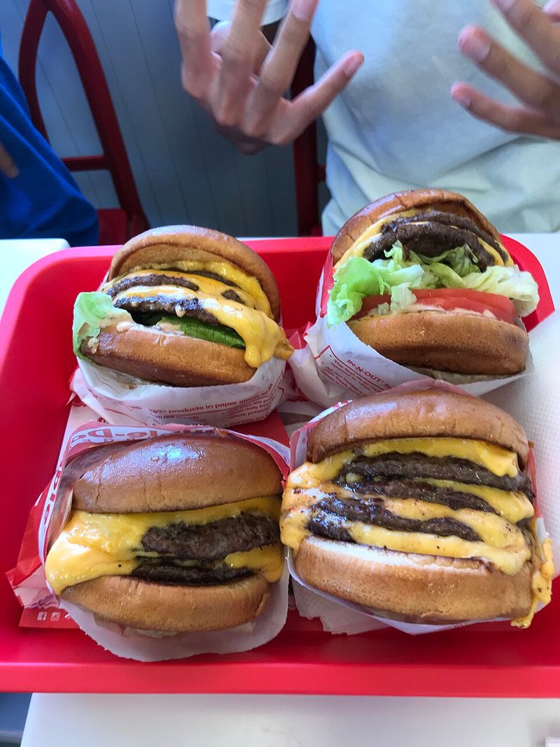 Burgers Wrapped in Wax Paper