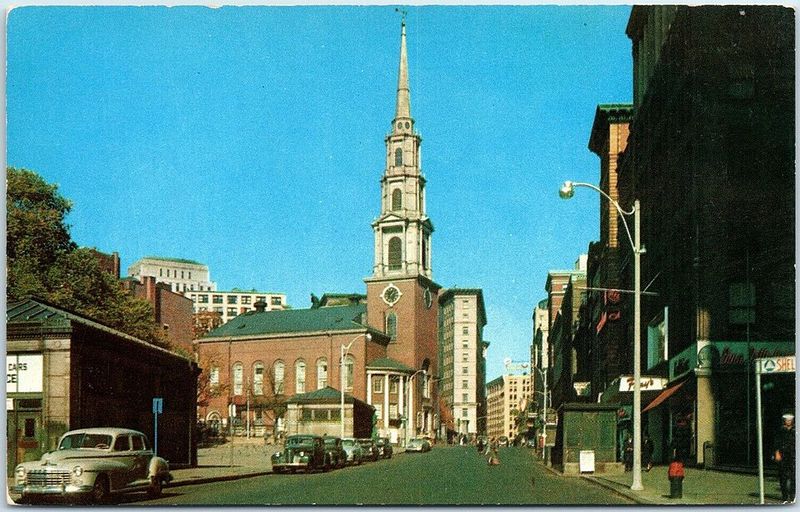 Church Steeples Dominating Skylines