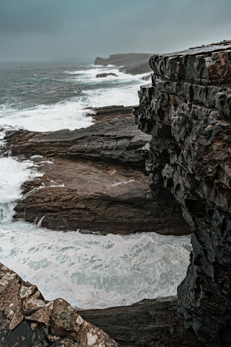 Coastal Storms Turn Cliffs Into Dramatic Landscapes