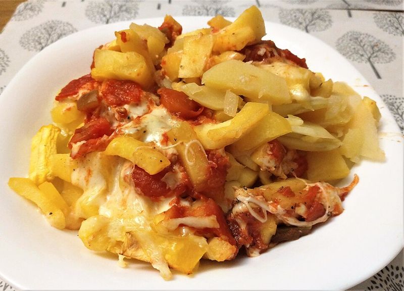 Pumpkin Potato Casserole