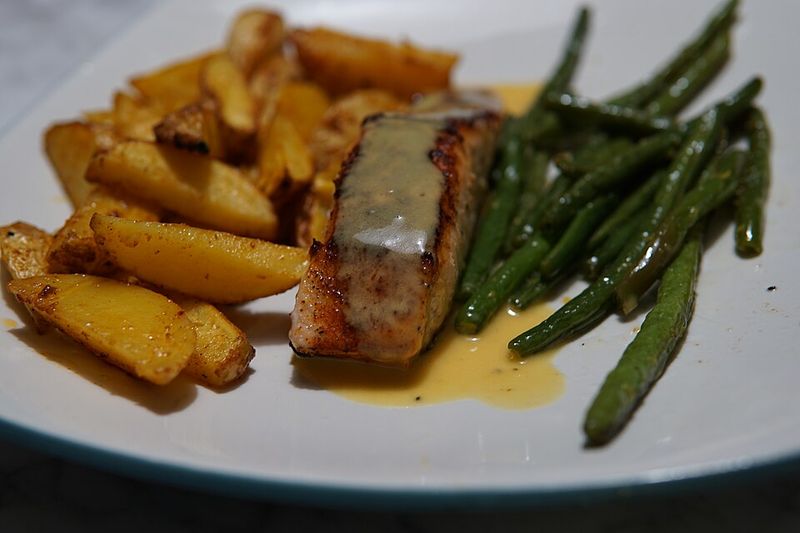 Mustard And Honey Salmon