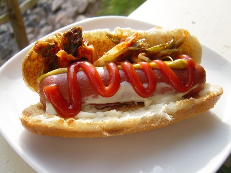 Classic Hot Dog In A Bun