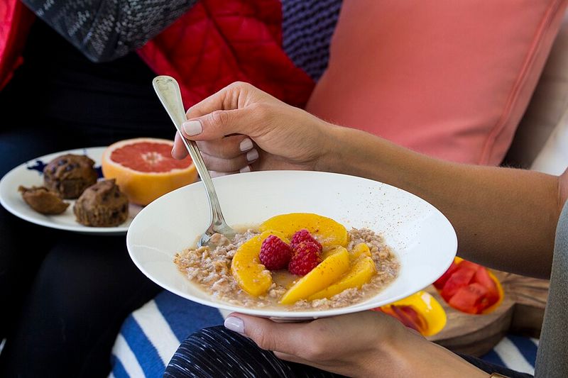 Caramelized Peach Spoonful
