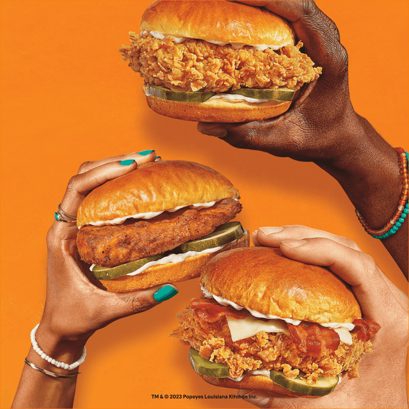 Popeyes Flounder Fish Sandwich