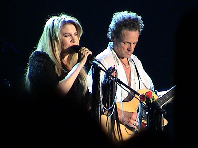Lindsey Buckingham and Stevie Nicks of Fleetwood Mac