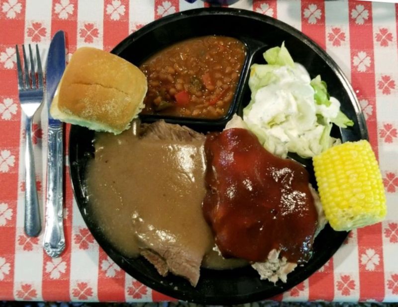 Wyoming: The Local Restaurant And Bar Cowboy Buffet In Jackson Hole