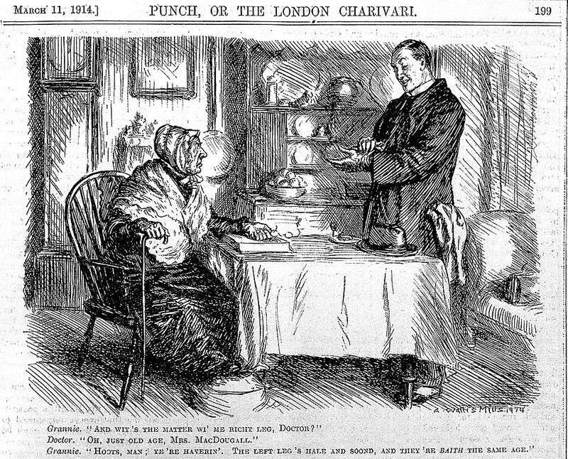 Just Old Age Doctor And Patient