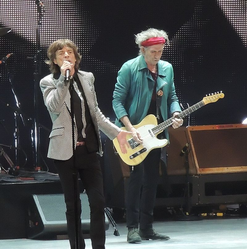 Mick Jagger + Keith Richards (The Rolling Stones)