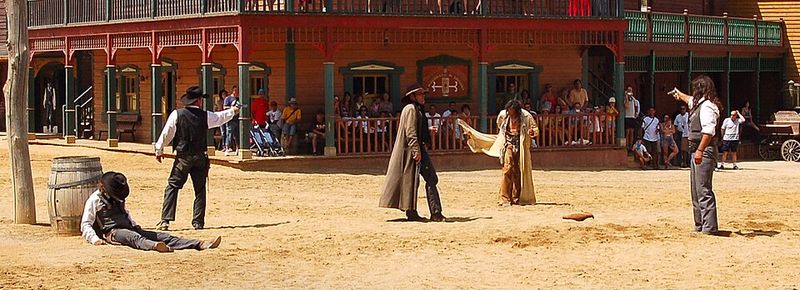 The Mexican Standoff in The Good, the Bad and the Ugly (1966)