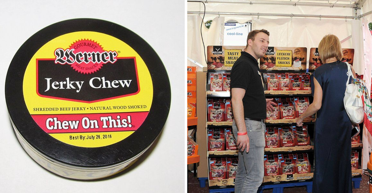 A Selection Of Beef Jerky Brands