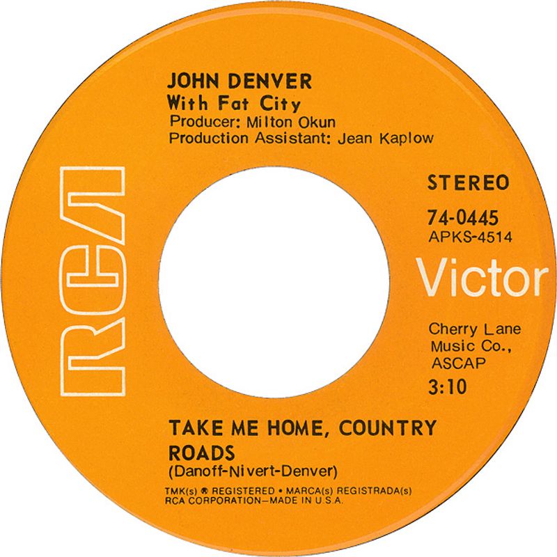Take Me Home, Country Roads — John Denver
