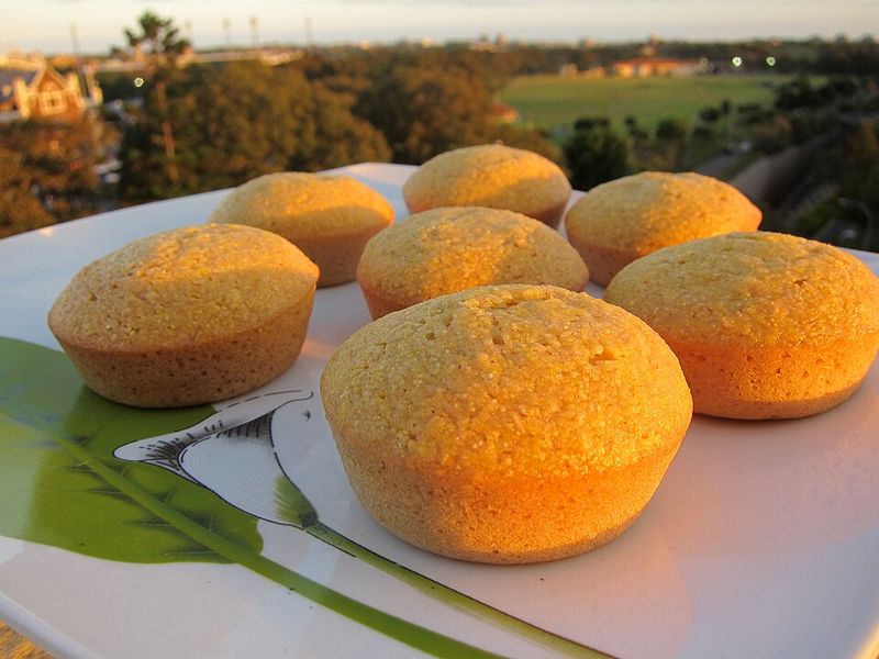 Pumpkin Spice Corn Muffins