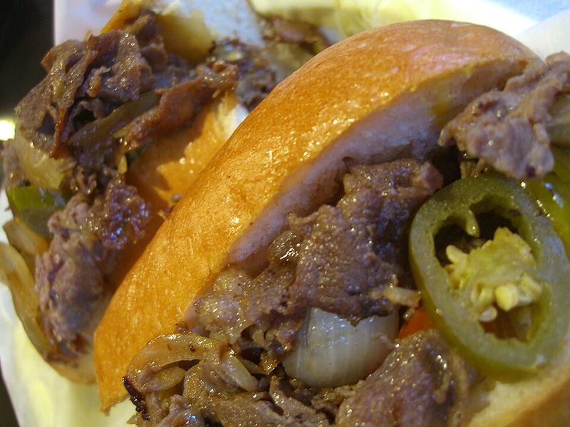 Ground Beef Philly Cheesesteak Skillet