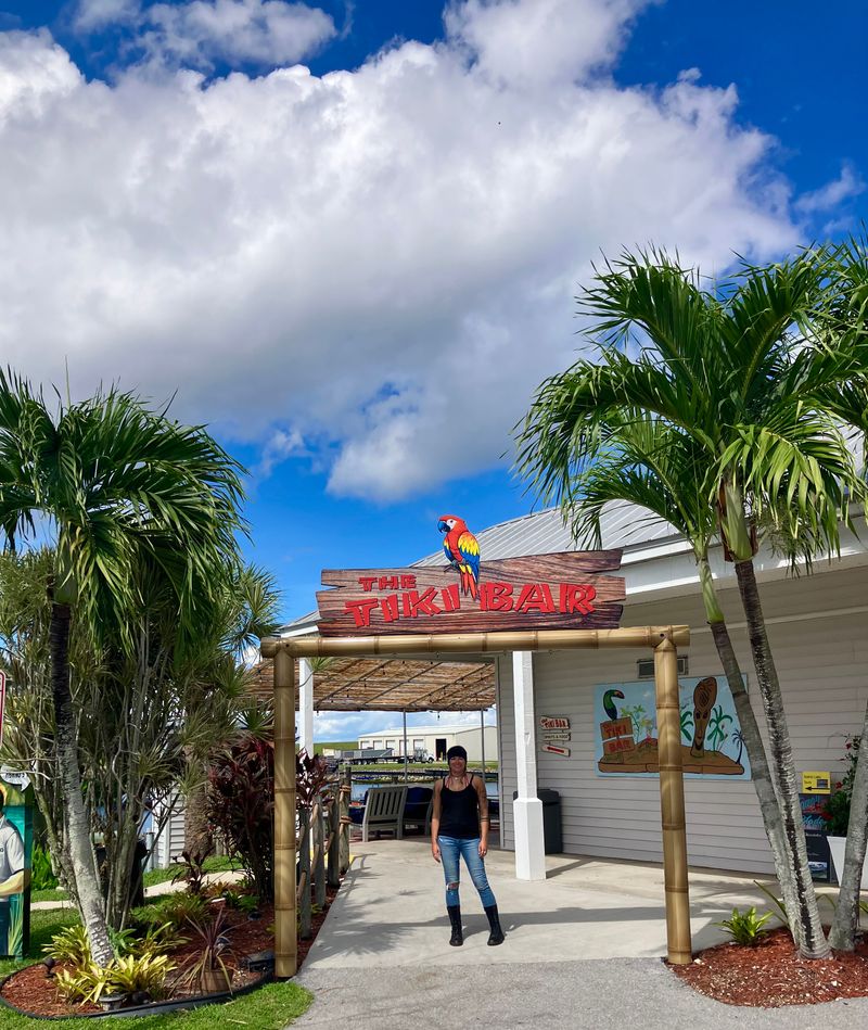 Tiki Bar at Roland Martin Marina