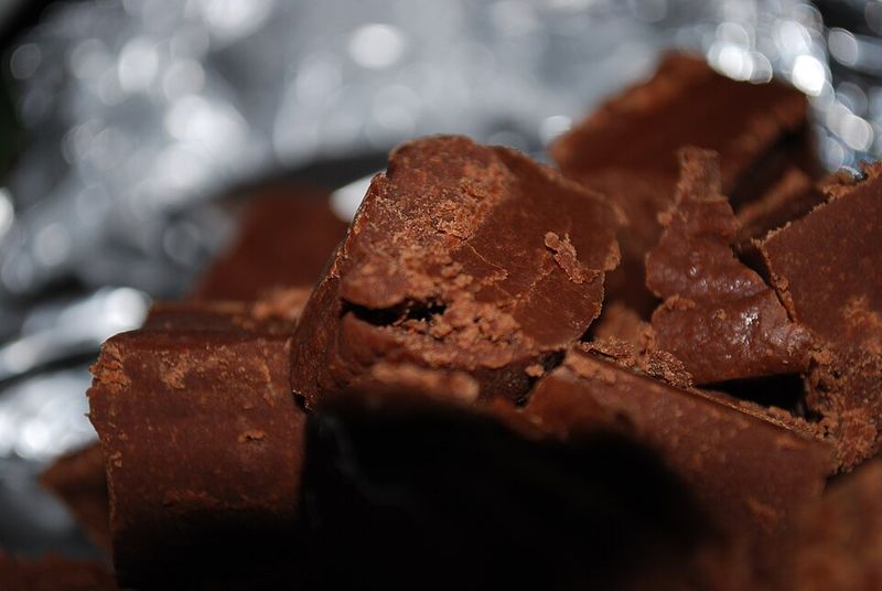 Vanilla Wafer-Studded Fudge