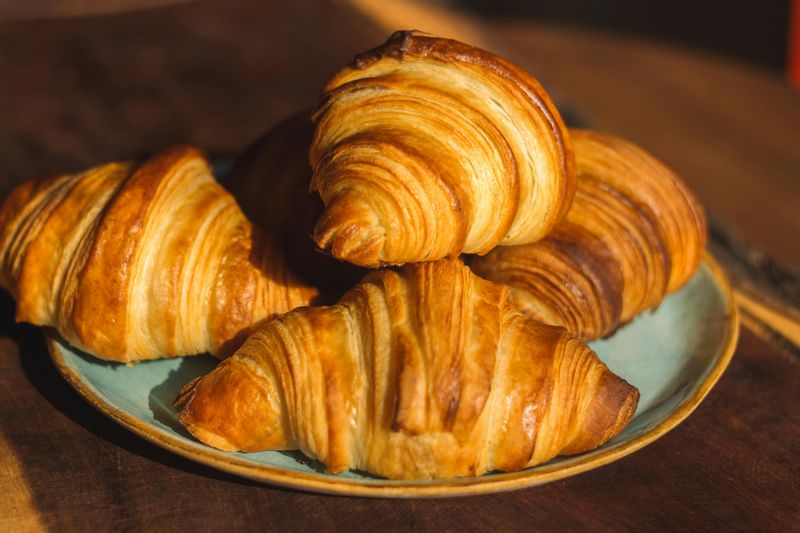 Croissants with Flaky Layers