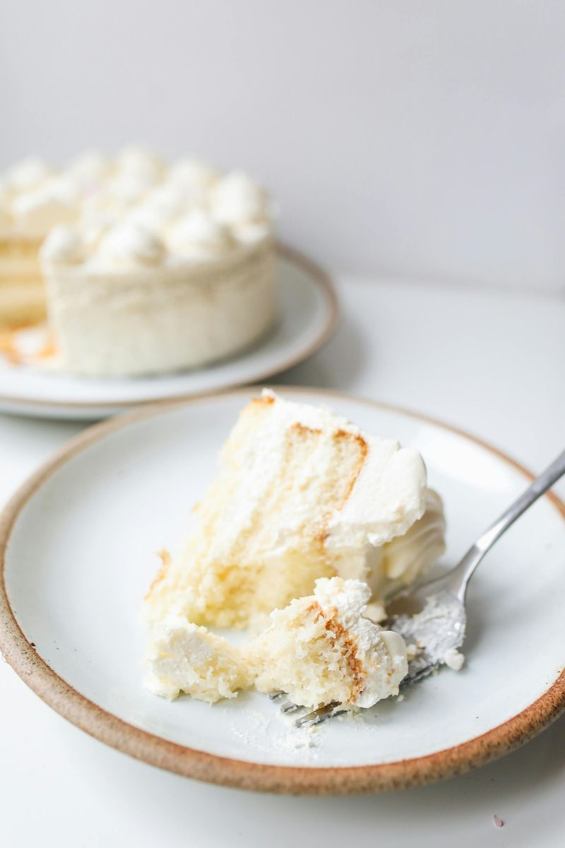 Vanilla Butter Cake with Frosting