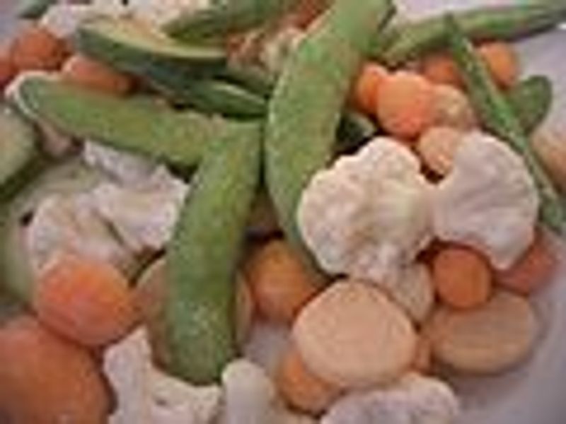 Frozen Vegetables With Sauce