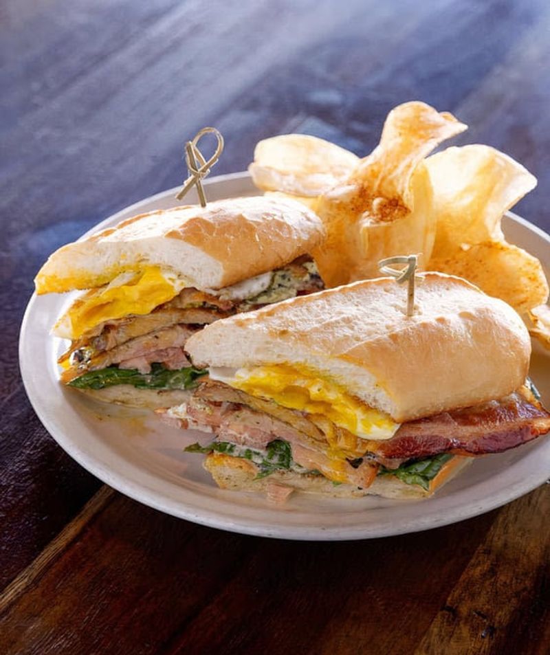 Chivito Club Sandwich