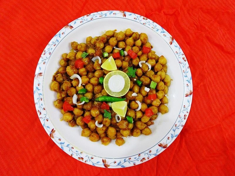 Tangy Chana Chaat Street Food