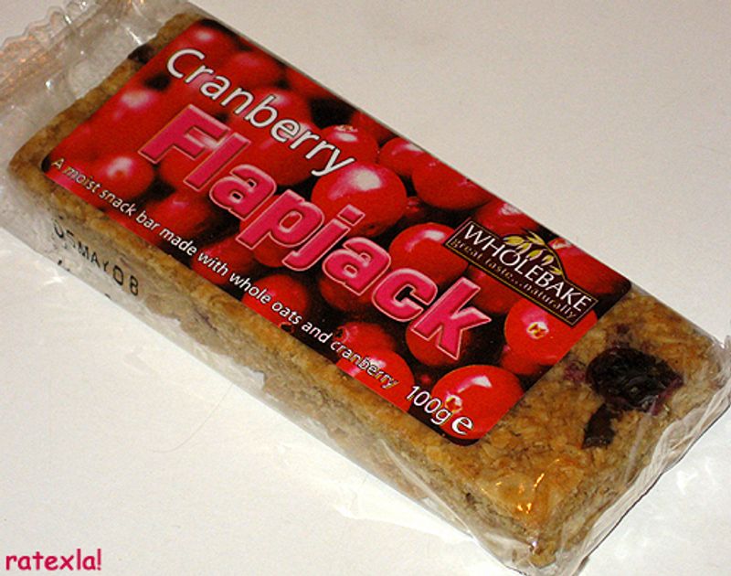 Cranberry Flapjack Bars