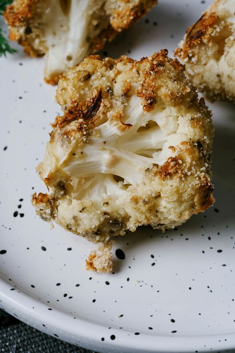 Crispy Air-Fryer (or Oven) Cauliflower Bites with a Simple Garlic Dip