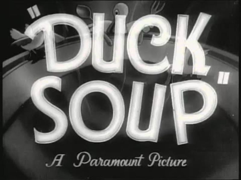 Duck Soup (1933, About 68–70 Minutes)