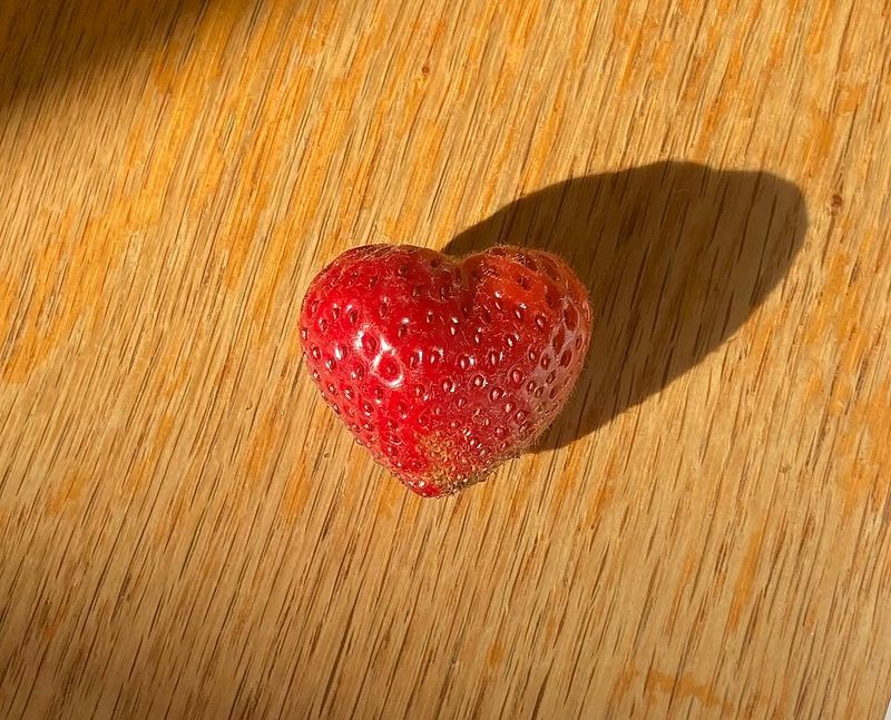 Heart-Shaped Strawberries