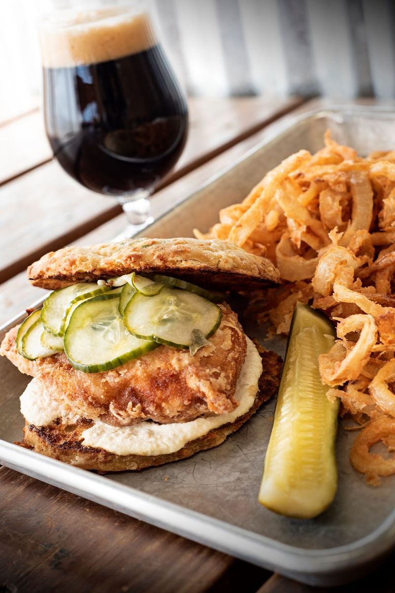 Chicken And Biscuit Sandwich