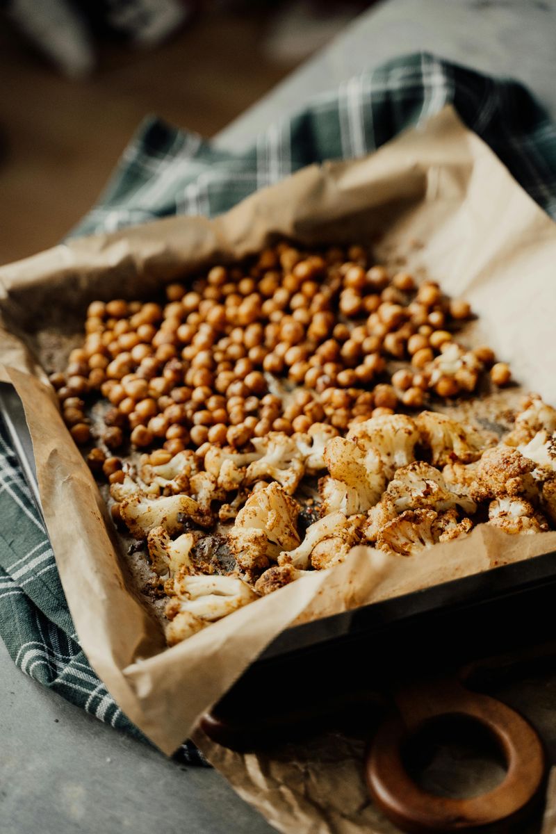 Crispy Chickpeas with Smoked Paprika and Sea Salt