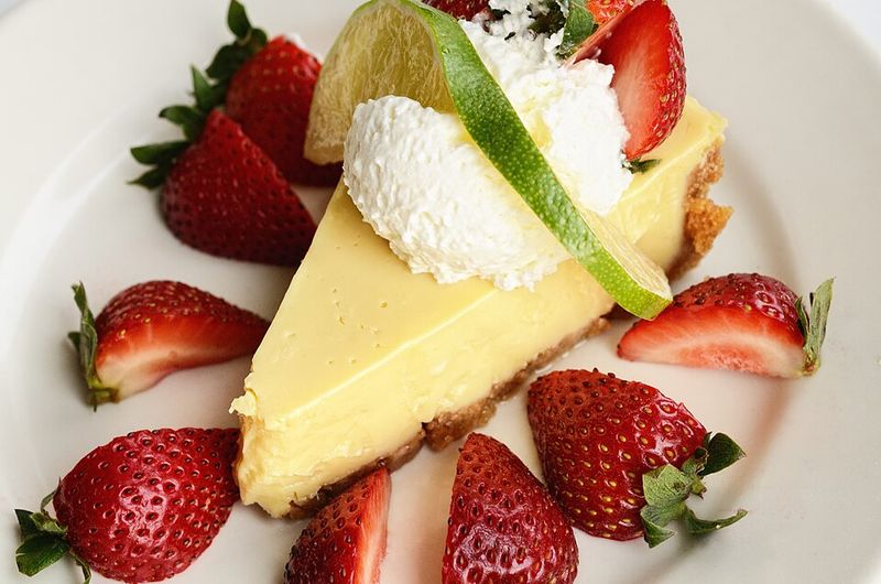 Key Lime Pie With A Wafer Crust
