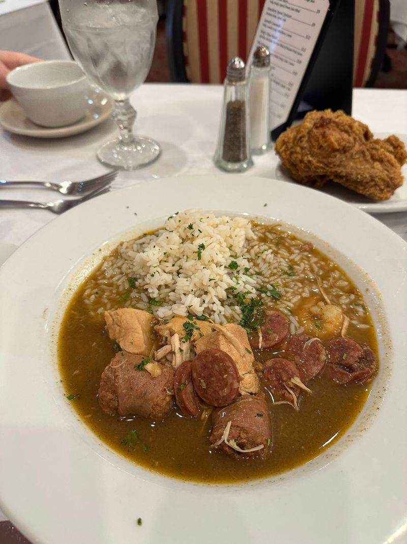 Gumbo And Shrimp Creole At Dooky Chase's Restaurant