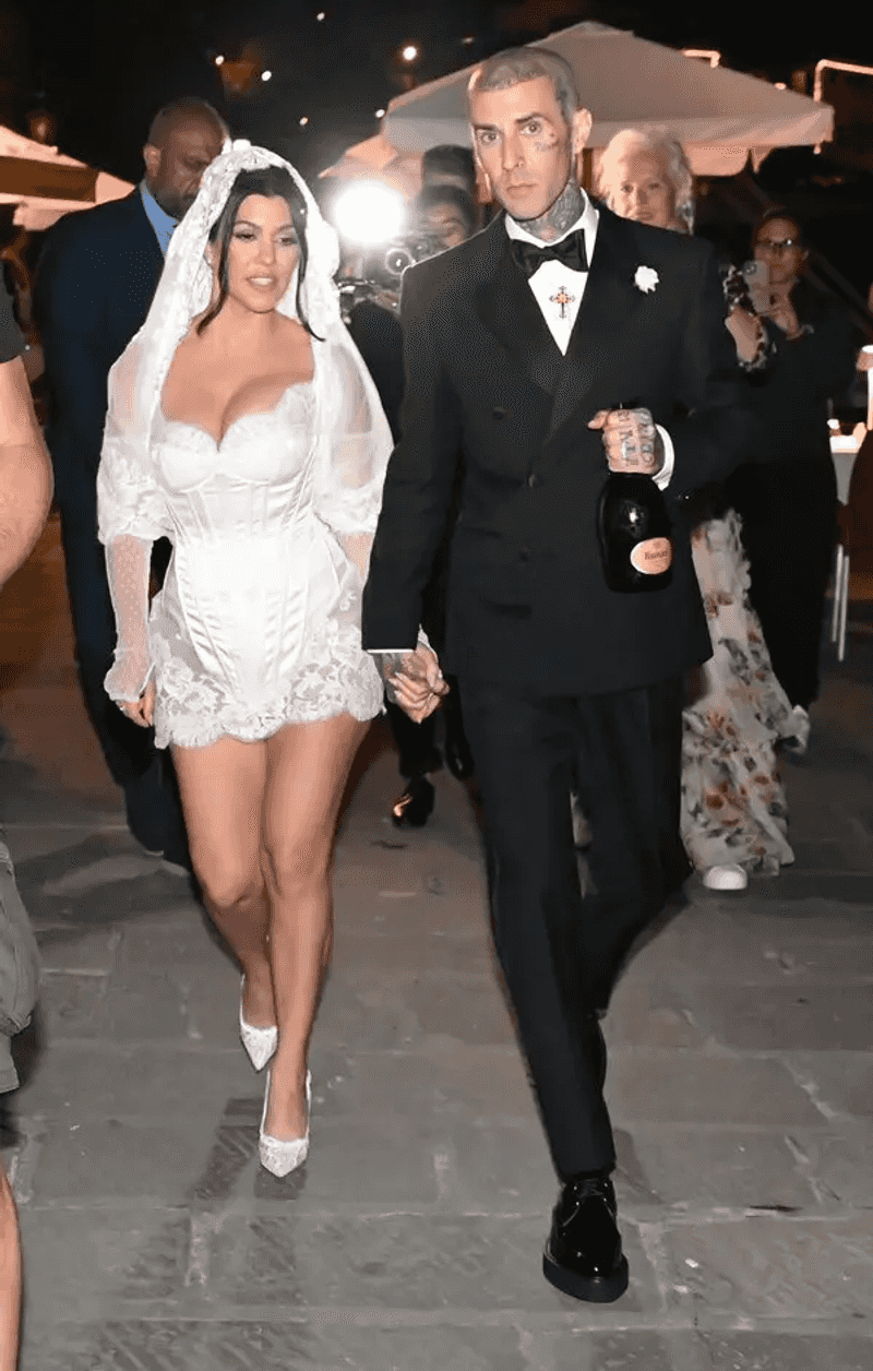 Travis Barker and Kourtney Kardashian - Son Rocky Thirteen
