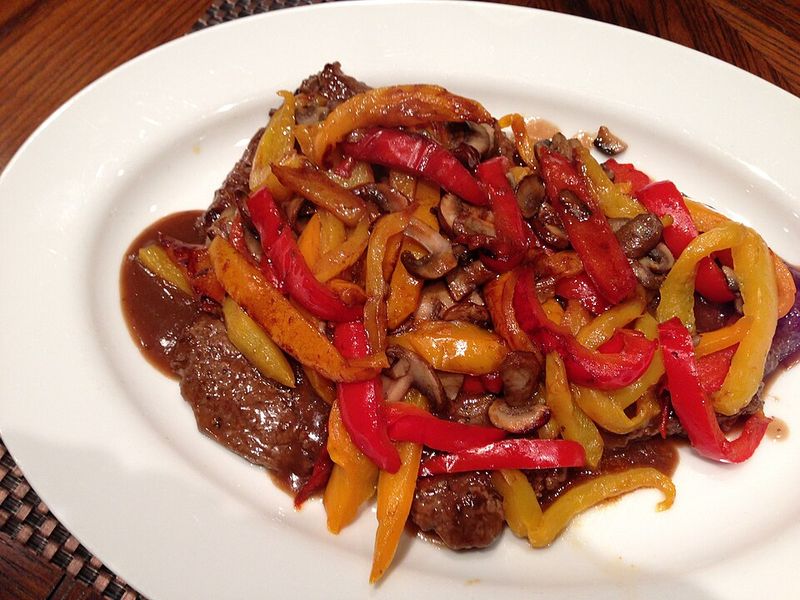 Garlic Butter Steak Bites with Mushrooms