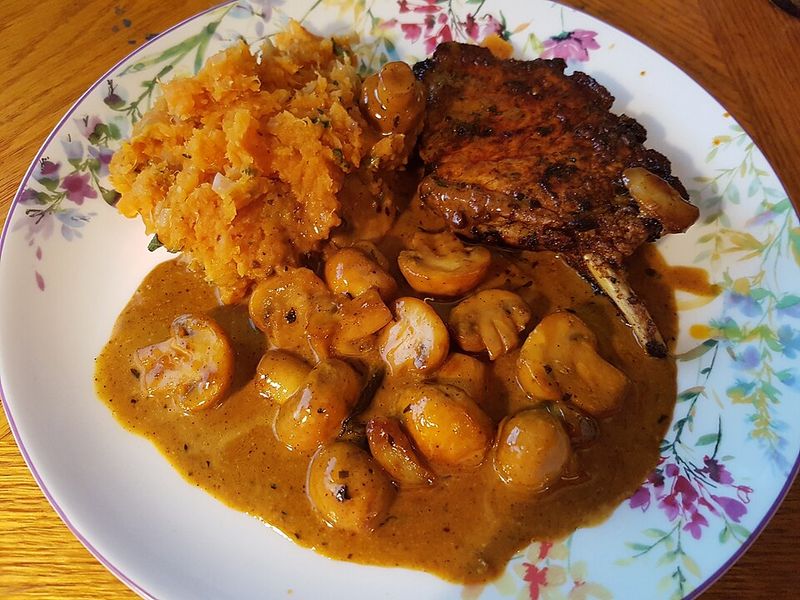 BBQ Pork Chops with Sweet Potatoes