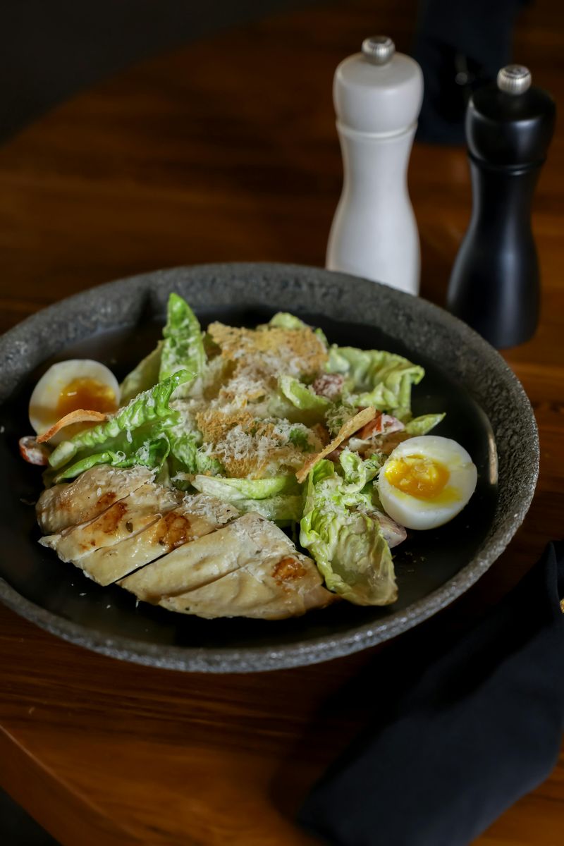 Lemon-Pepper Chicken Caesar Flatbreads
