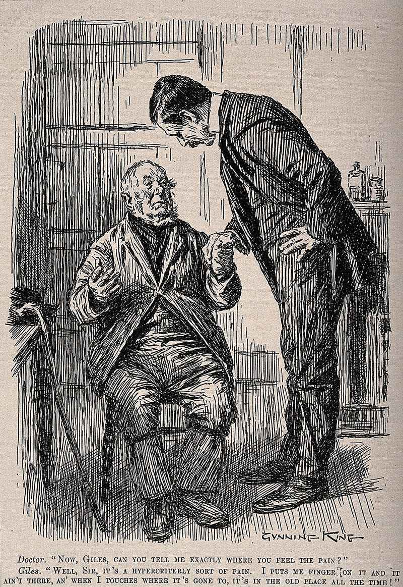 Physician Examining An Elderly Patient