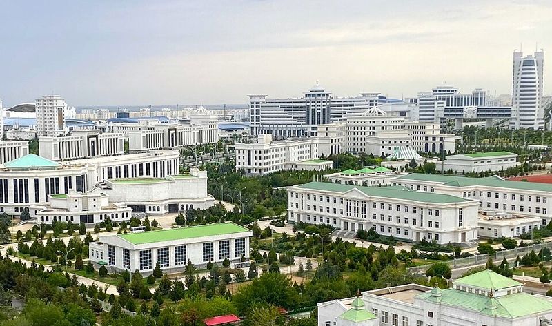 Ashgabat – Surreal white-marble cityscape